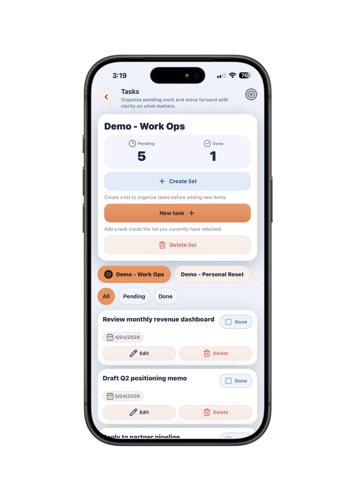 Less mental noise, more continuity view in Nomly